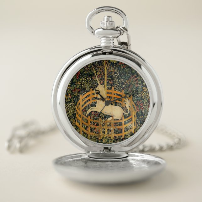 The Unicorn in Captivity Pocket Watch (Inside)