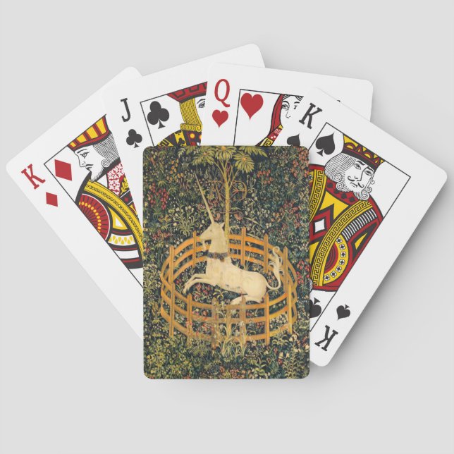 The Unicorn in Captivity Poker Cards (Back)