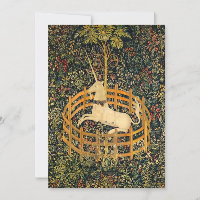 The Unicorn in Captivity Save The Date (Front)