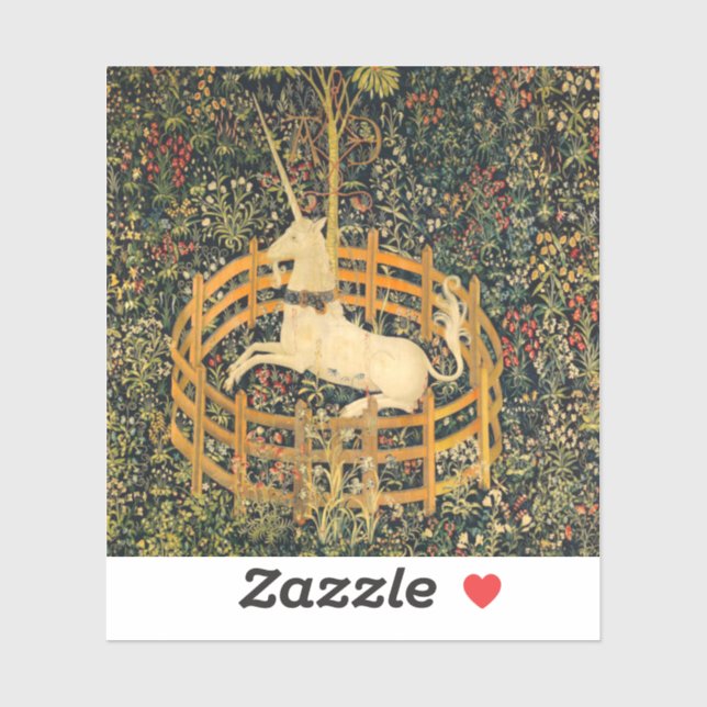 The Unicorn in Captivity Sticker (Sheet)