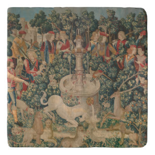 The Unicorn is Found, Medieval Tapestry Trivet