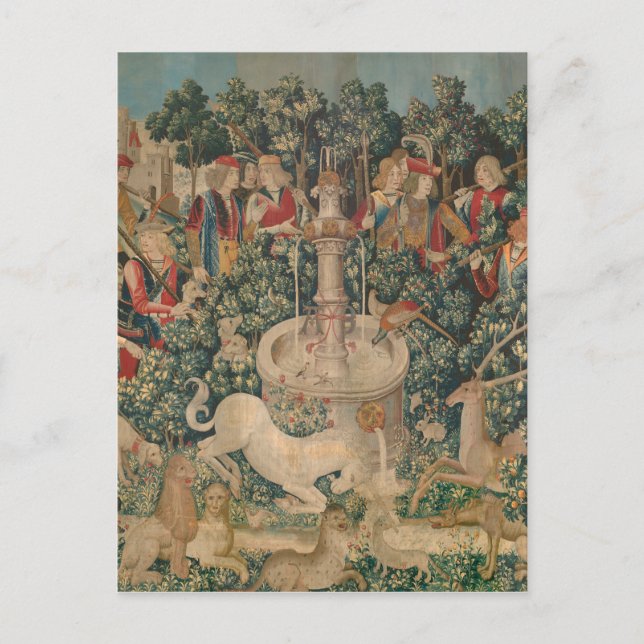 The Unicorn Is Found Postcard (Front)