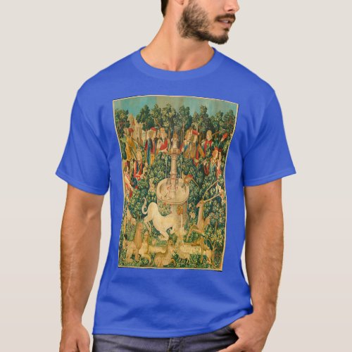 The Unicorn is Found The Met Cloisters Tapestry T_Shirt