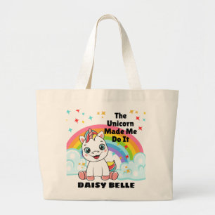 The Unicorn Made Me Do It Tote Bag
