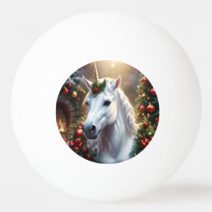 “The Unicorn of Noel” Ping Pong Ball