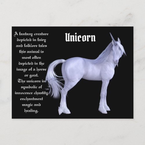The Unicorn Postcard