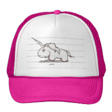 the unicorn trucker hat
