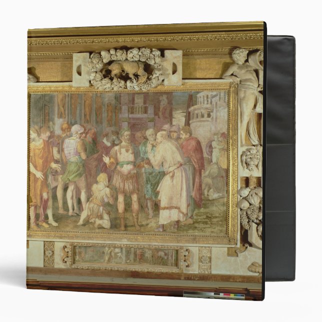 The Unification of the State, detail of decorative 3 Ring Binder (Front/Inside)