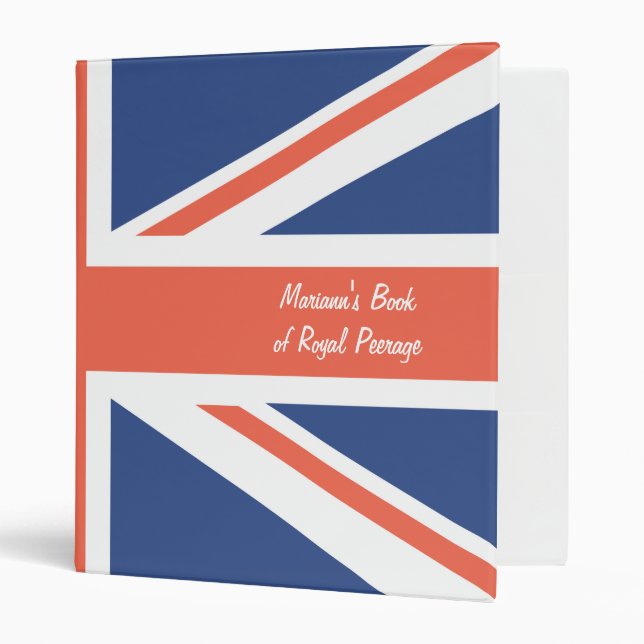 The Union Jack 2-Ring  Binders (Front/Inside)