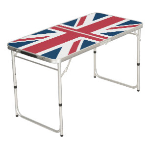The Union Jack British Flag Beer Pong Table