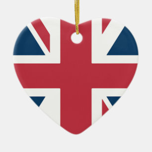 The Union Jack British Flag Ceramic Ornament