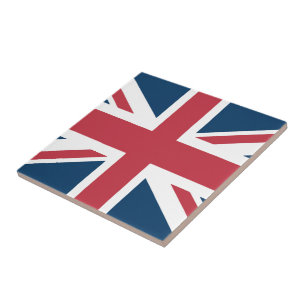 The Union Jack British Flag Ceramic Tile