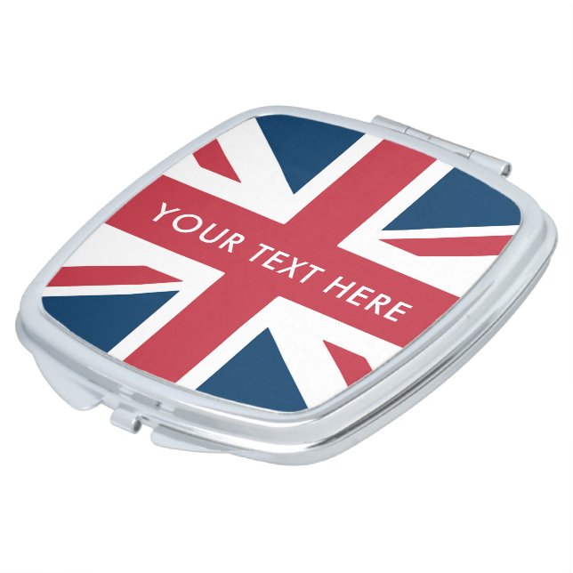 The Union Jack British Flag Compact Mirror (Turned)