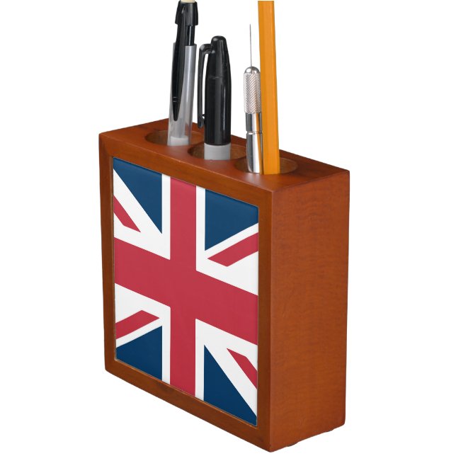 The Union Jack British Flag Desk Organizer (In Situ)