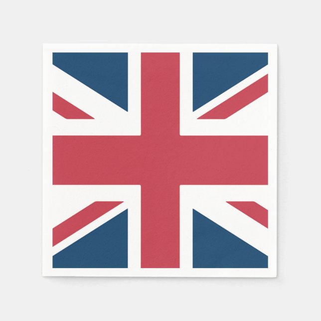 The Union Jack British Flag Napkins (Front)