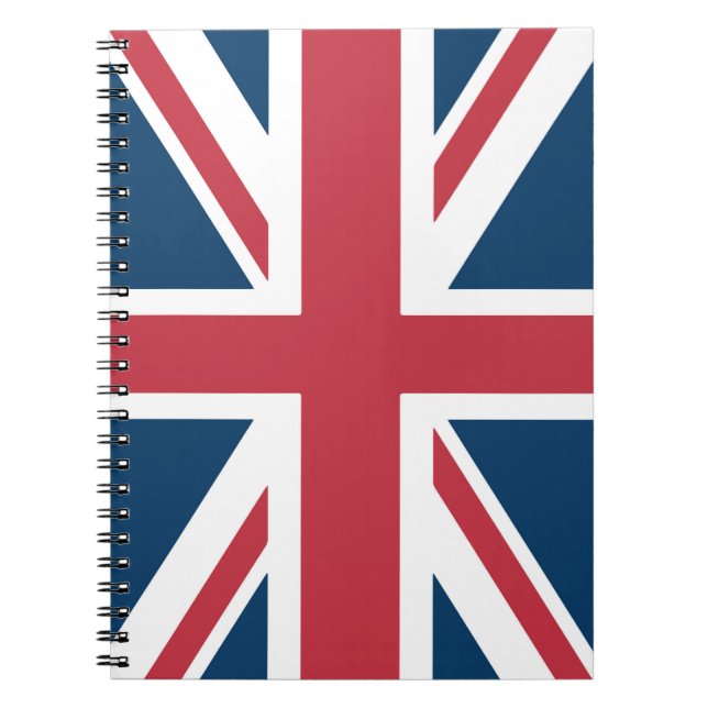 The Union Jack British Flag Notebook (Front)