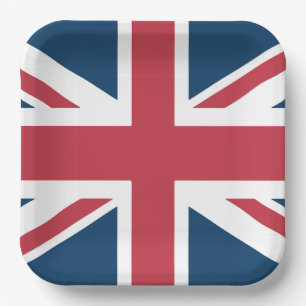 The Union Jack British Flag Paper Plates