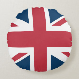 The Union Jack British Flag Round Pillow
