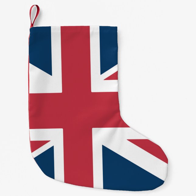 The Union Jack British Flag Small Christmas Stocking (Front)