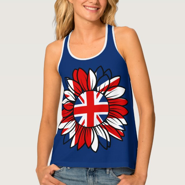 The Union Jack British Flag Tank Top (Front)