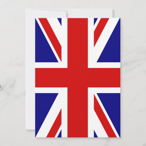 The Union Jack Flag Custom Announcement