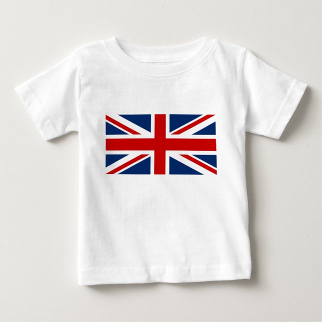 The Union Jack Flag Baby T-Shirt (Front)