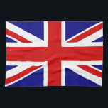The Union Jack Flag Kitchen Towel<br><div class="desc">The Union Jack Flag of the UK - United Kingdom, which is in Britain. The Union Jack flag symbolizes the unity between England, Scotland and Ireland. The colors of the union jack flag are red, blue, white. This design is also available on many other products for you to choose from....</div>