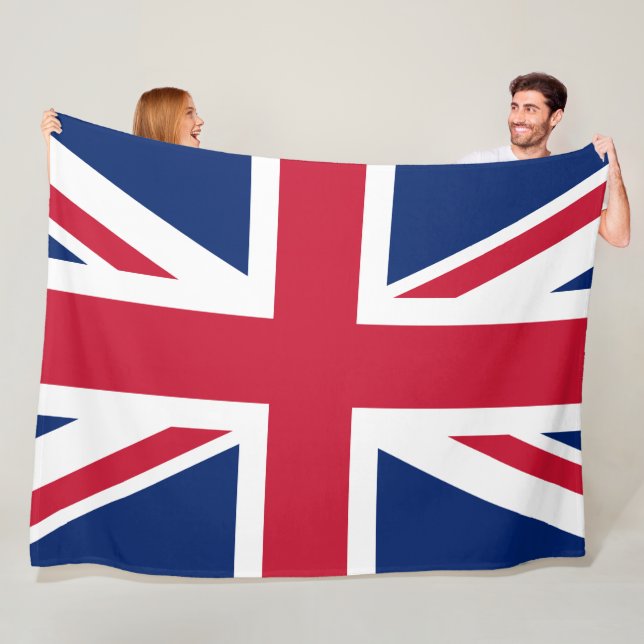 The Union Jack Fleece Blanket (In Situ)