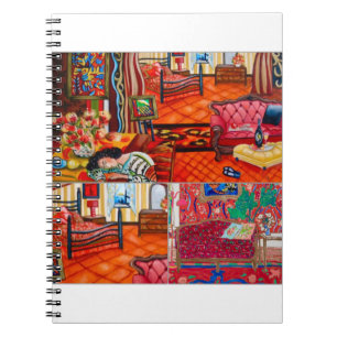 The unique colorful home design in Matisse's paint Notebook
