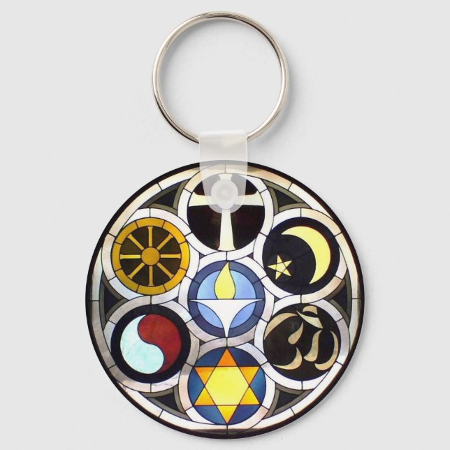 The Unitarian Universalist Church Rockford, IL Keychain (Front)