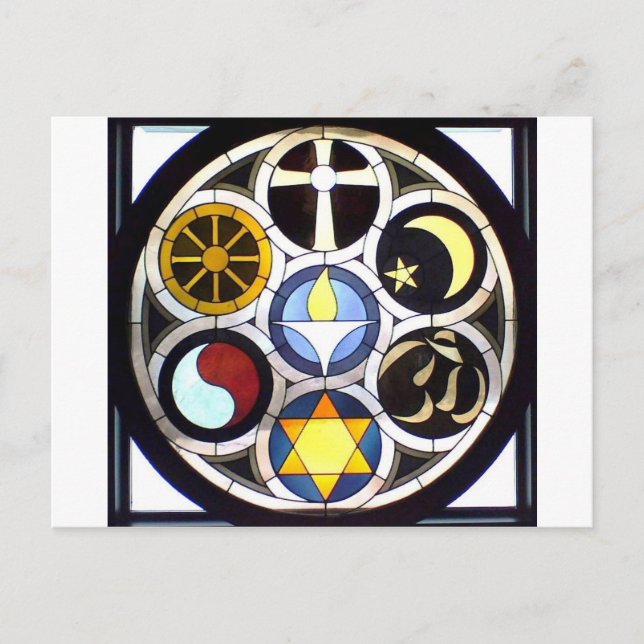 The Unitarian Universalist Church Rockford, IL Postcard (Front)