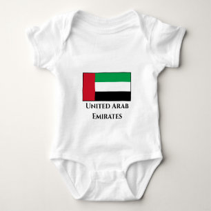 The United Arab Emirates Flag Baby Bodysuit