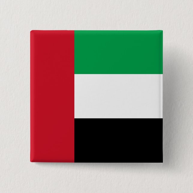 The United Arab Emirates Flag Button (Front)