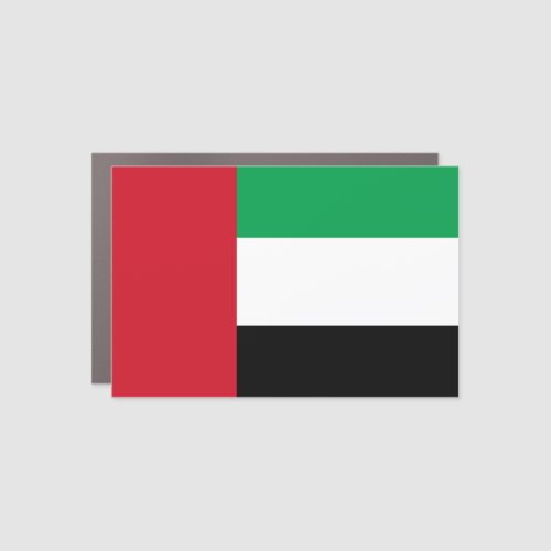 The United Arab Emirates Flag Car Magnet