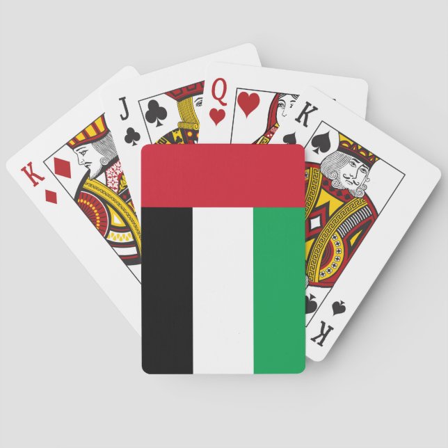 The United Arab Emirates Flag Poker Cards (Back)