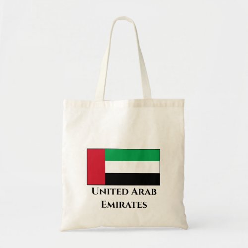 The United Arab Emirates Flag Tote Bag