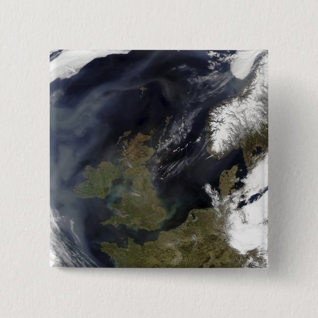 The United Kingdom and the Republic of Ireland Pinback Button (Front)