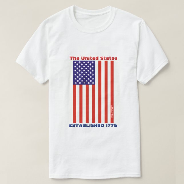 The United States (1776) - A MisterP Shirt (Design Front)