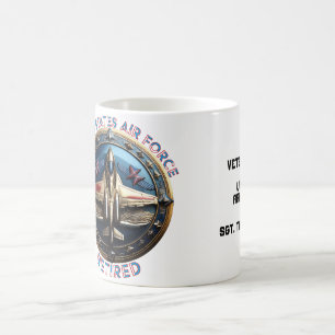 The United States Air Force Retired Coffee Mug