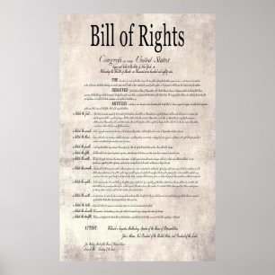 The UNITED STATES BILL of RIGHTS 2 Poster