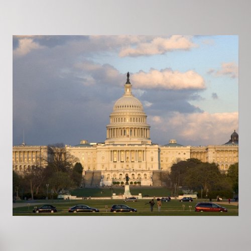 The United States Capitol Building in Poster