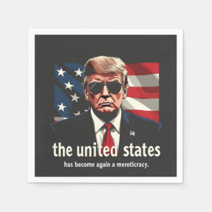 The United States Has Become a Meritocracy Again Napkins