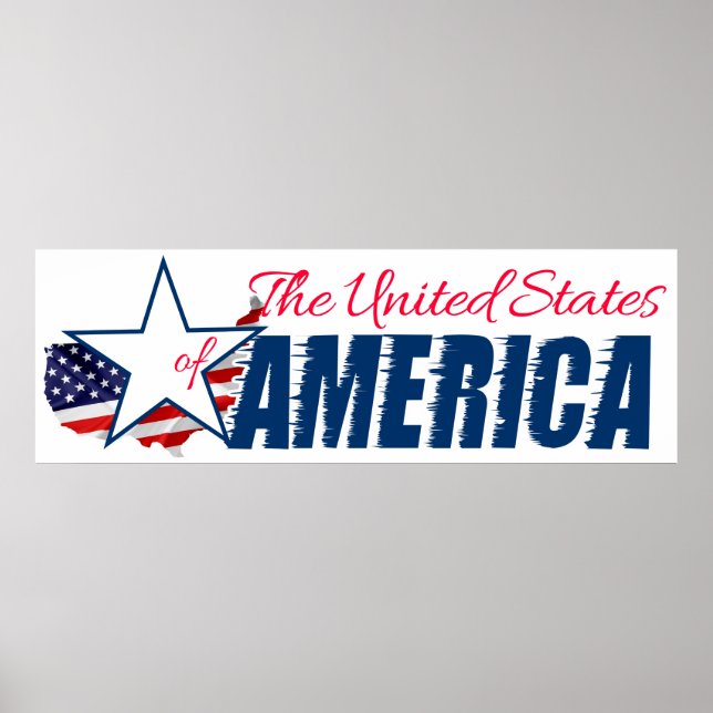 The United States Of America 4th of July Poster (Front)