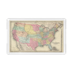 The United States Of America Acrylic Tray