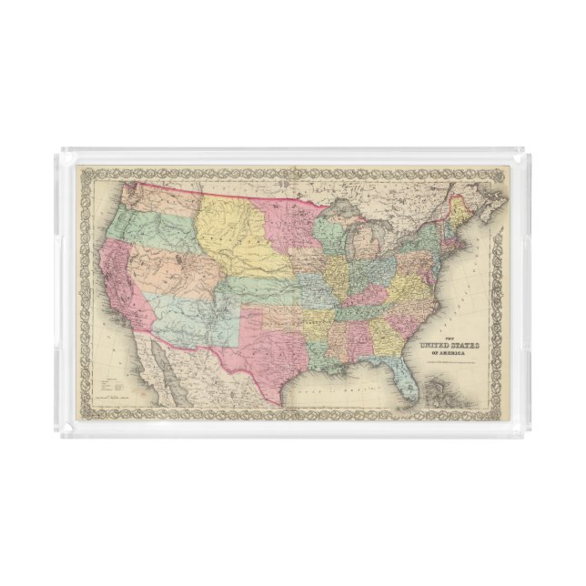 The United States Of America Acrylic Tray (Front)