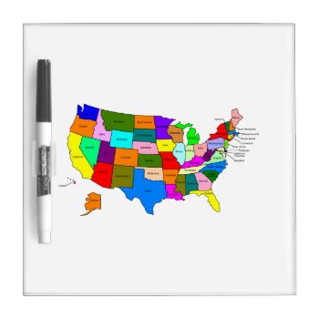 The United States Of America Dry Erase Board by jetglo at Zazzle