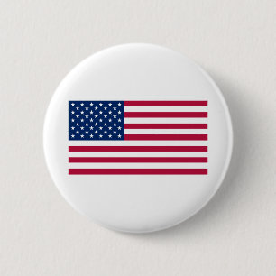 The United States Of America Flag Button
