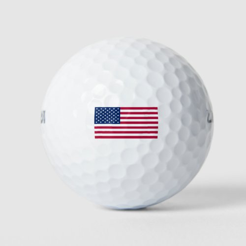The United States Of America Flag Golf Balls