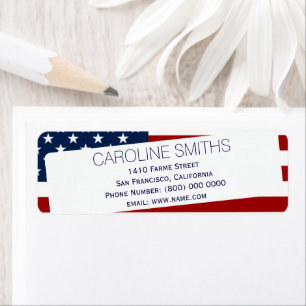 The United States of America Label