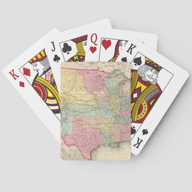 The United States Of America Poker Cards (Back)